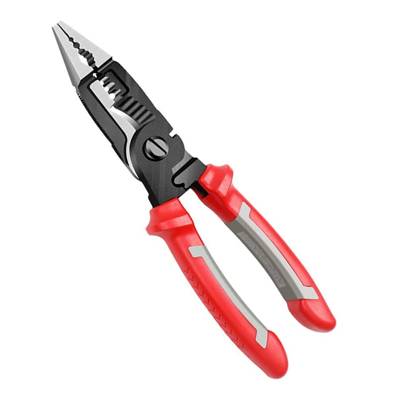uptodateproducts 1 PCS Multifunctional Electrician Pliers Long Nose Pliers Wire Cable Cutter Stripper Terminal Crimping Hand Tools Clamp - Image 1