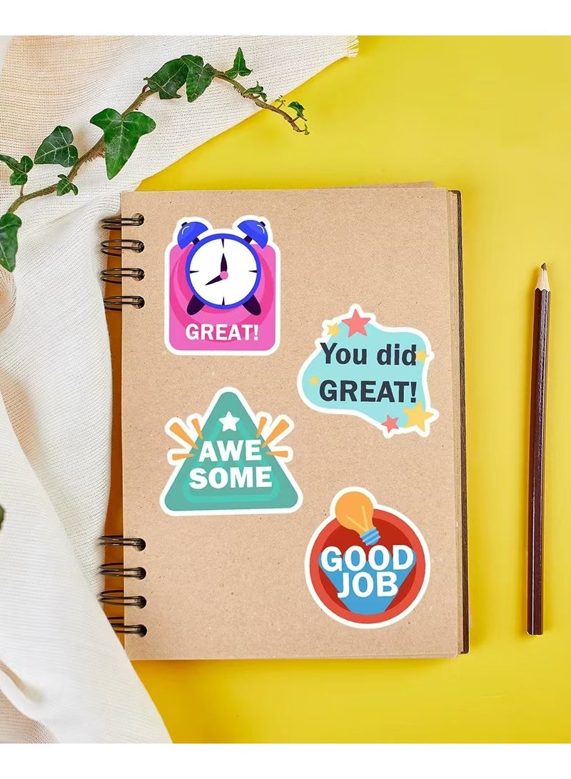 Motivational Sticker Pack: 50 Inspiring Designs to Boost Your Spirits and Decorate Your World - Ideal for Your Phone, Textbook, Bottle & More  - Image 5