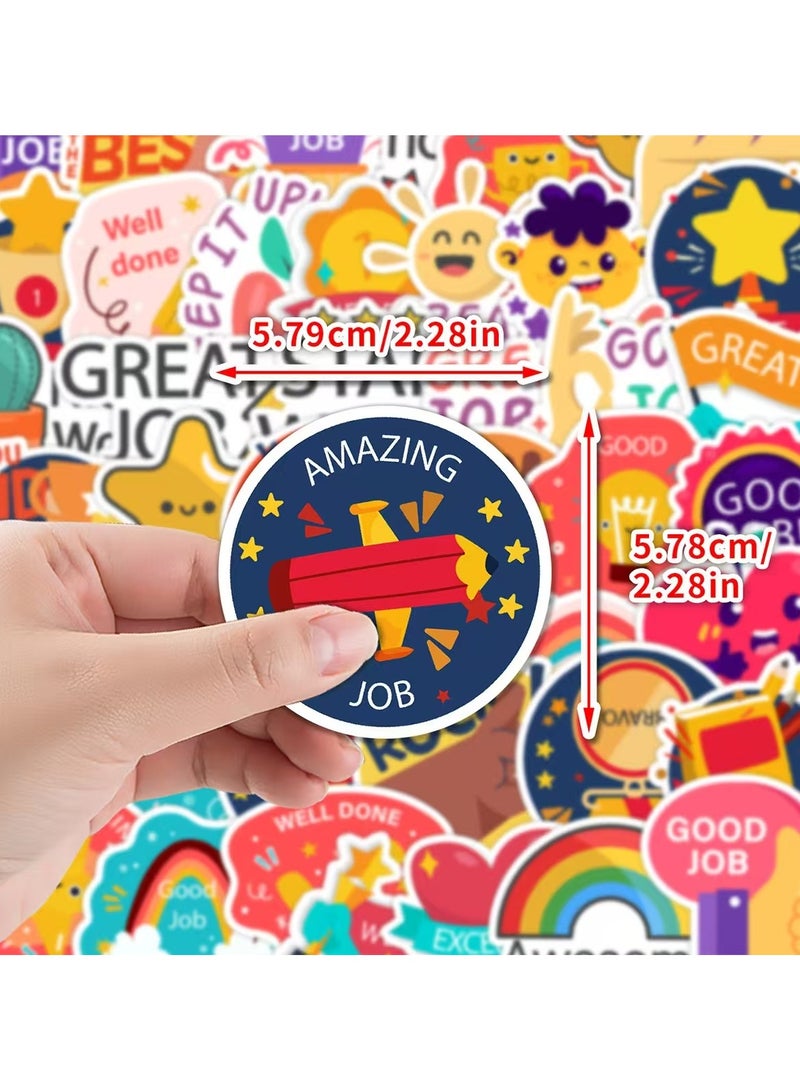 Motivational Sticker Pack: 50 Inspiring Designs to Boost Your Spirits and Decorate Your World - Ideal for Your Phone, Textbook, Bottle & More  - Image 3