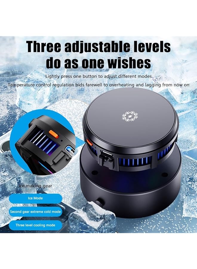 KASTWAVE Electric Vacuum Magnetic Car Phone Mount, 360° Rotating Suction Cup Holder, 15W Wireless Charge, 2-In-1 With Rgb Semiconduct Radiator, Strong Suction, For Car Mirro Gym All Smooth Surface - Image 5