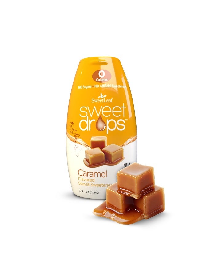 SweetLeaf Etna Wisdom Natural SweetLeaf Sweet Drops, Caramel, 1.7oz - Image 1