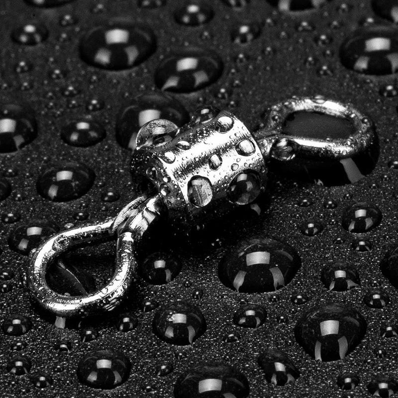 Siasky Fishing Swivels, 200pcs Barrel Swivels Fishing Stainless Steel Swivel Fishing for Saltwater Freshwater Fishing - Image 3