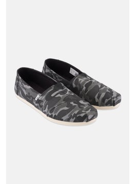 TOMS Women Slip On Forest Camo Casual Shoes, Black  - Image 1
