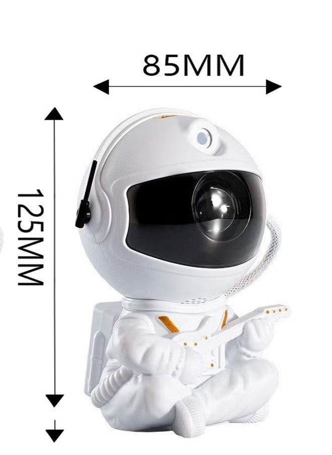 JAJEEK - Astronaut Nebula Starry Sky Laser Light Projector – White Guitar-Themed, Remote Control, 360° Adjustable Nebula and Star Projections, Ideal for Bedrooms, Parties, and Relaxation - Image 1