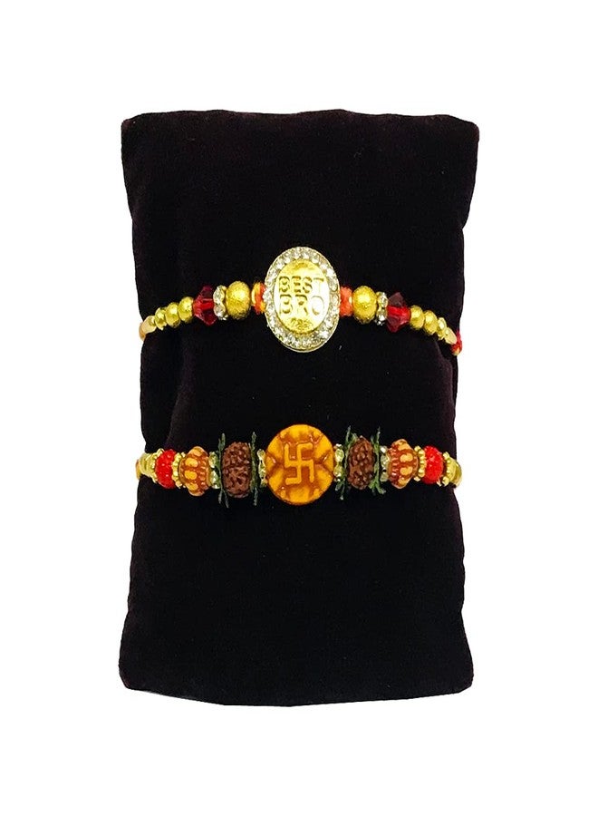 Evisha 7 Mix Rakhi For Brother | Rakhi Combo-7Mix-5 | rakhi || rakhi set || rakhi for brother || rakhi for brother and bhabhi || rakhi combo || bhaiya bhabhi rakhi || rakhi gifts - Image 3