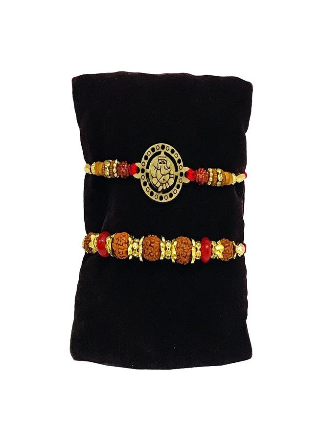 Evisha 7 Mix Rakhi For Brother | Rakhi Combo-7Mix-5 | rakhi || rakhi set || rakhi for brother || rakhi for brother and bhabhi || rakhi combo || bhaiya bhabhi rakhi || rakhi gifts - Image 2