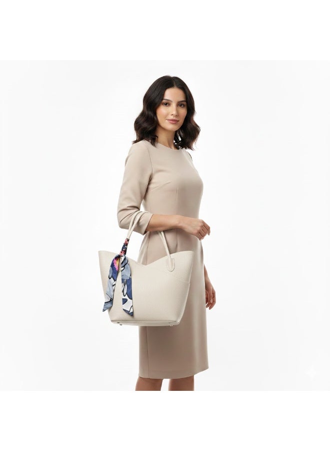 Women's shoulder bag + inner bag with a modern classic design – practical and suitable for all looks - Image 1