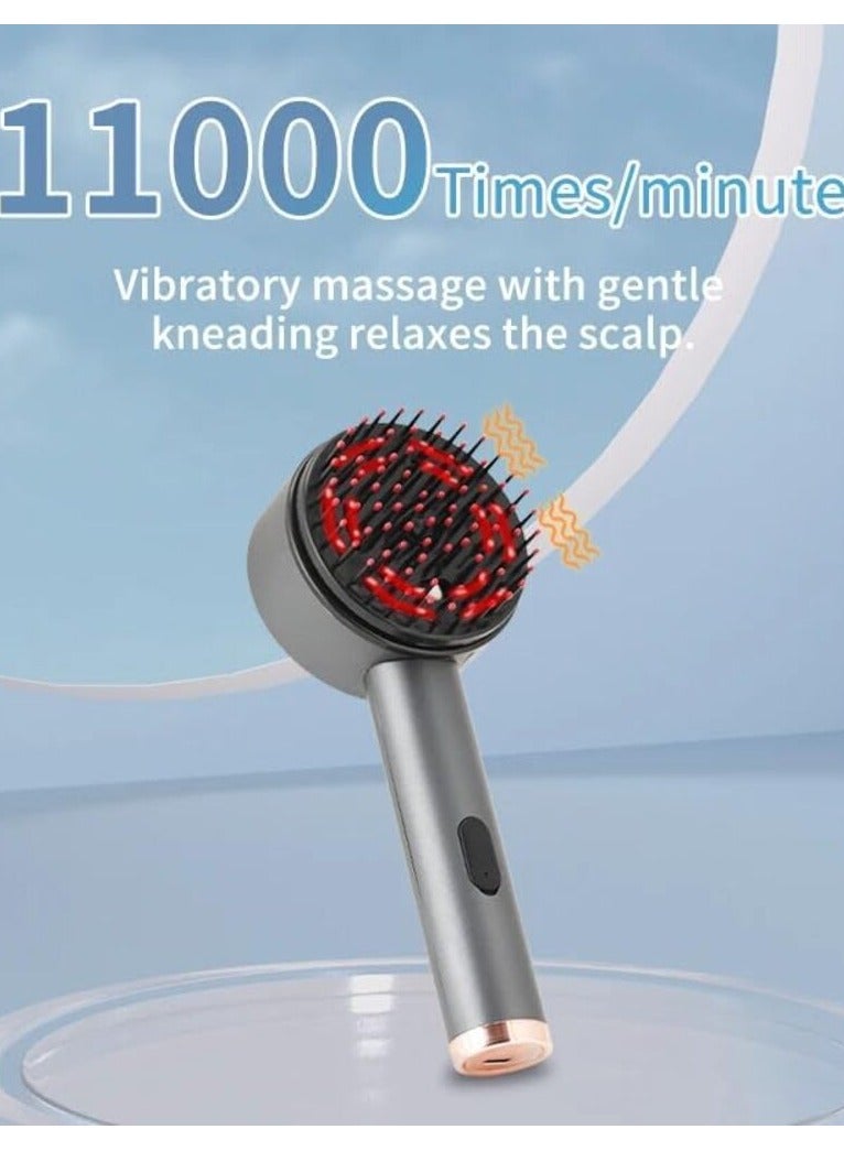 فرشاة تدليك فروة الراس الكهربائية لتقليل تساقط الشعر والعناية بالشعر XYT-0808 - Image 2