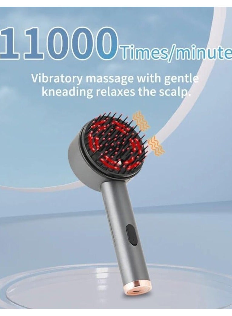 Electric Scalp Massager Brush for Hair Loss Reduction and Hair Care XYT-0808 - Image 2