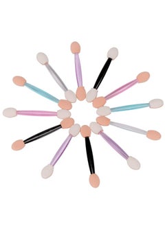 Akstore 100PCS Disposable Dual Sides Eye Shadow Sponge Applicator Eyeshadow Brushes Makeup Brush (Multicolors)  - Image 4