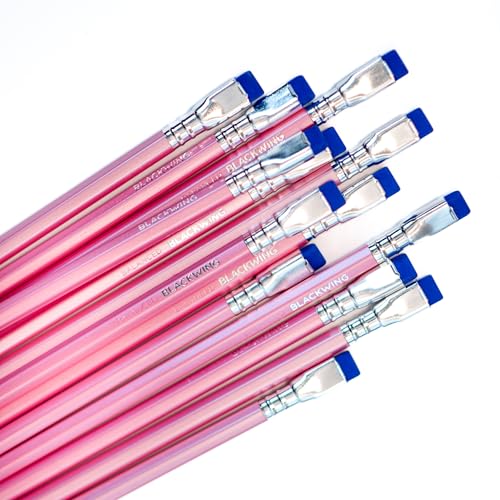 Blackwing Pearl Pencils - 12 Count, Pink Lacquer Finish, 2B Balanced Lead, Premium Wood, Japanese Graphite - Image 5