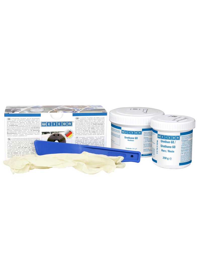 Weicon Urethane 60 | 500 g | Yellow | 2-component Adhesive Polyurethane For a Wide Variety Of Materials