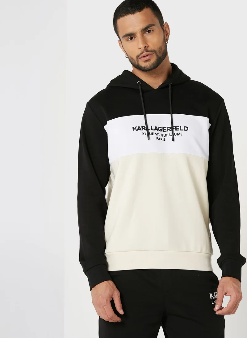 Karl Lagerfeld Colour Block Hoodie