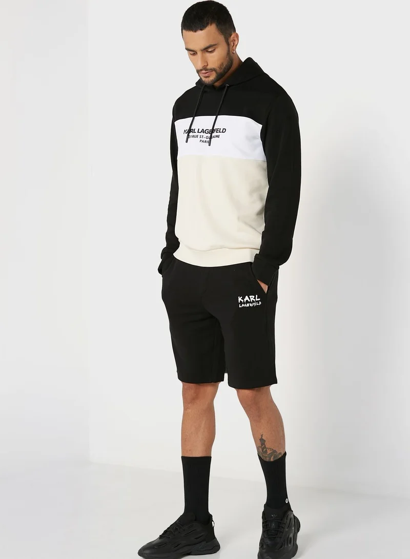 Karl Lagerfeld Colour Block Hoodie