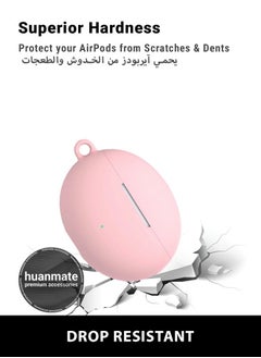 نيبمينينت حافظة سيليكون لجهاز Huawei FreeBuds 6i - وردي - مصنوعة من سيليكون ناعم، خفيفة الوزن ومتانة - تصميم أنيق، فتحات دقيقة، سهلة التركيب والإزالة  - Image 4