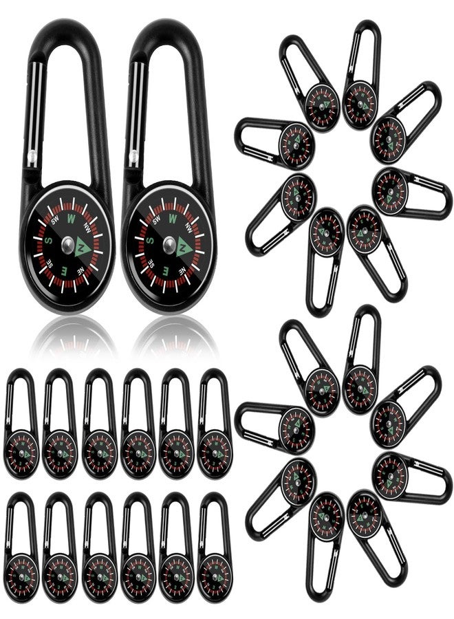 Taikula 50 Pcs Mini Compass Keychain for Kids Bulk, Small Pocket Magnetic Compass Survival Hiking for Outdoor Survival Camping Party Backpacking Accessory (50) - Image 1