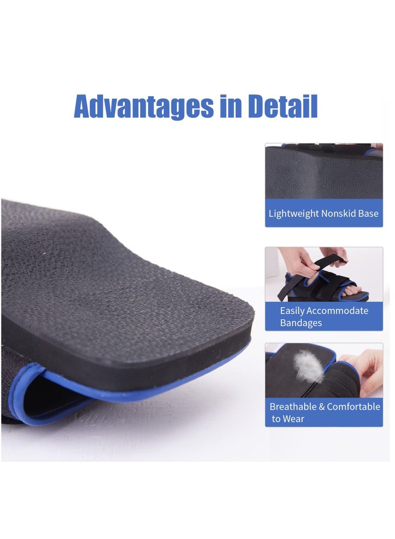Excefore Post-op Shoes for Broken Toe Lightweight Shoes Medical Orthopedic Foot Brace Off-loading Healing shoe for Foot Surgery, Large - Image 4