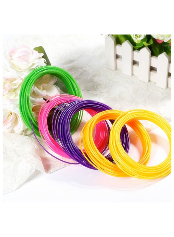 dikale 3D Pen Filament Refills 30 Colors, Bonus 250 Stencils eBooks - 3D Pen Filament PLA 1.75mm,Non-Toxic, Smooth Printing Refills - Image 2