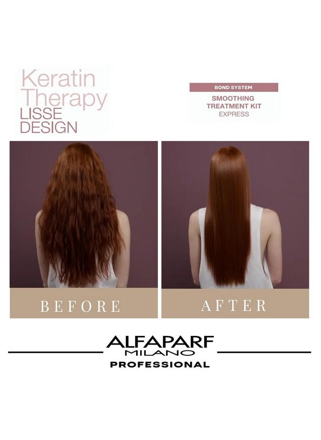 ALFAPARF MILANO Alfaparf Milano At Home Keratin Hair Treatment - Keratin Therapy Lisse Design Express Brazilian Keratin Treatment - Hair Straightening and Smoothing - Formaldehyde Free - Sulfate Free  - Image 3