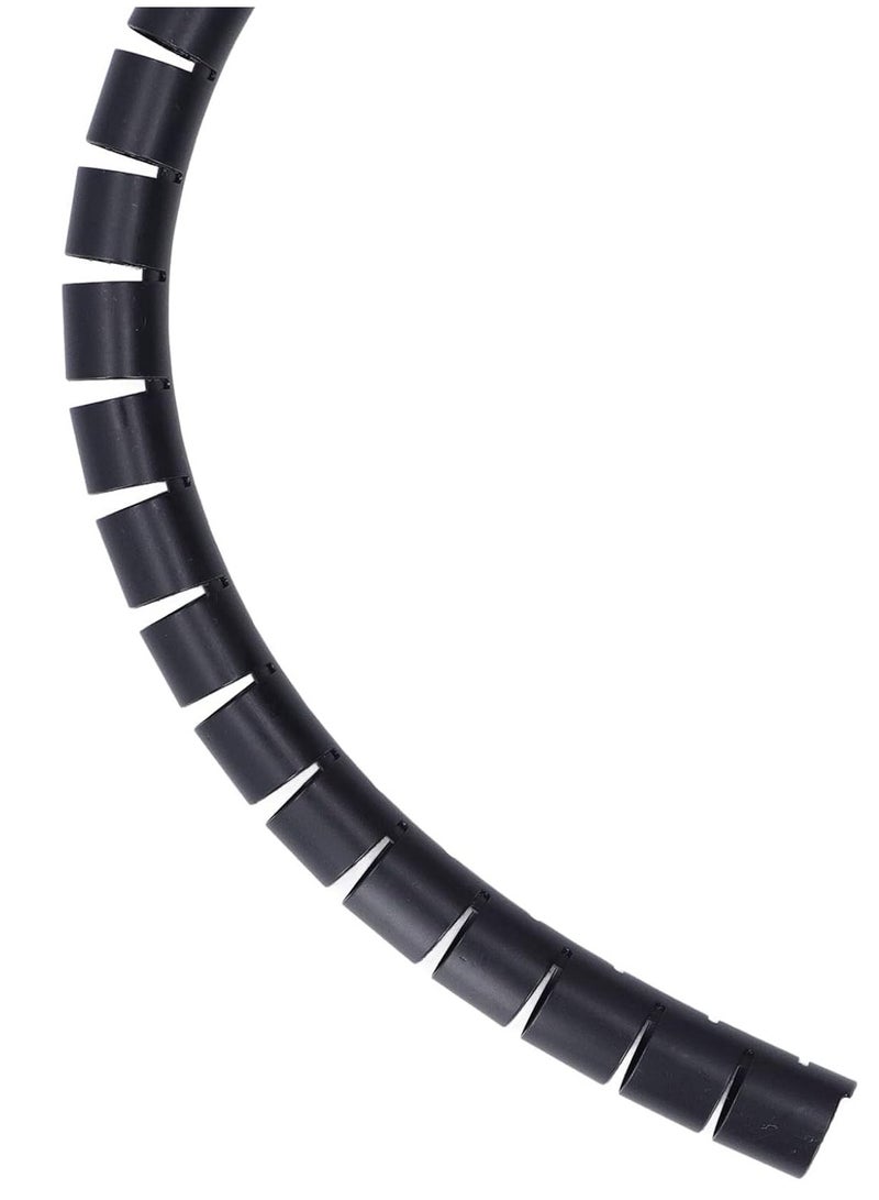 Cable Management Hose, Spiral Cable Organizer Wearproof Flexible Lightweight Temperature Resistance for Home Office - Image 3