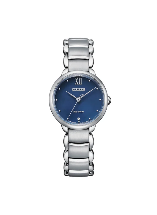 CITIZEN Women's Stainless Steel Strap Eco-Drive Standard Watch EM0920-86L - 28 mm