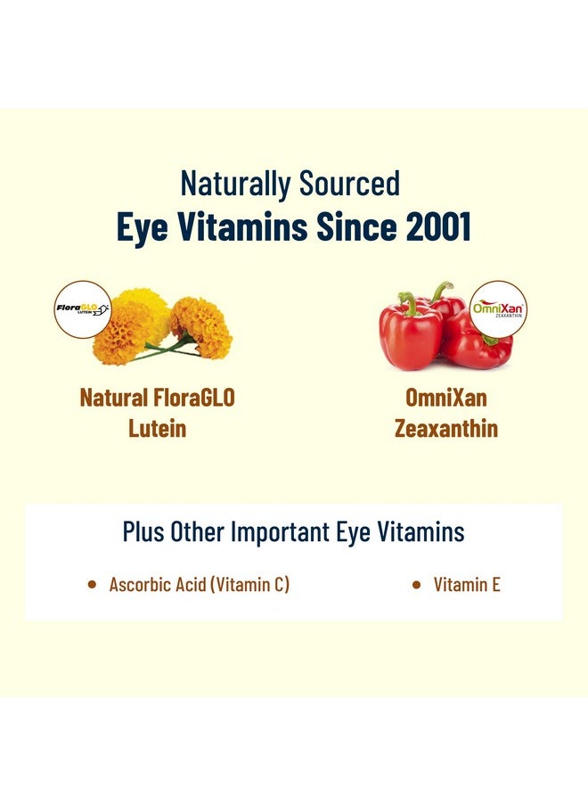 VisiVite - AREDS 2 Zinc Free White Eye Vitamins - Zeaxanthin Plus Lutein Macular Eye Vitamins - Soy-Free - Zinc and Copper Free Macular Health Formula - Pack of 3 - Image 1