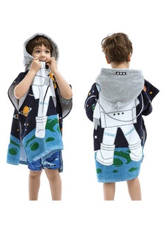 Excefore Kids Hooded Beach Towels 48 x 24inch, Super Absorbent Bath Towel Pool Towel for Boys and Girls 2-5 Years,Perfect for Bath, Pool, Beach, Astronaut Theme  - Image 2