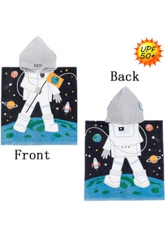 Excefore Kids Hooded Beach Towels 48 x 24inch, Super Absorbent Bath Towel Pool Towel for Boys and Girls 2-5 Years,Perfect for Bath, Pool, Beach, Astronaut Theme  - Image 4