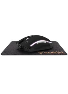 GAMDIAS ZEUS E2 Gaming Mouse with NYX E1 Mouse Mat - 6 Keys - Multi-color Lighting - Adjustable DPI-BLACK