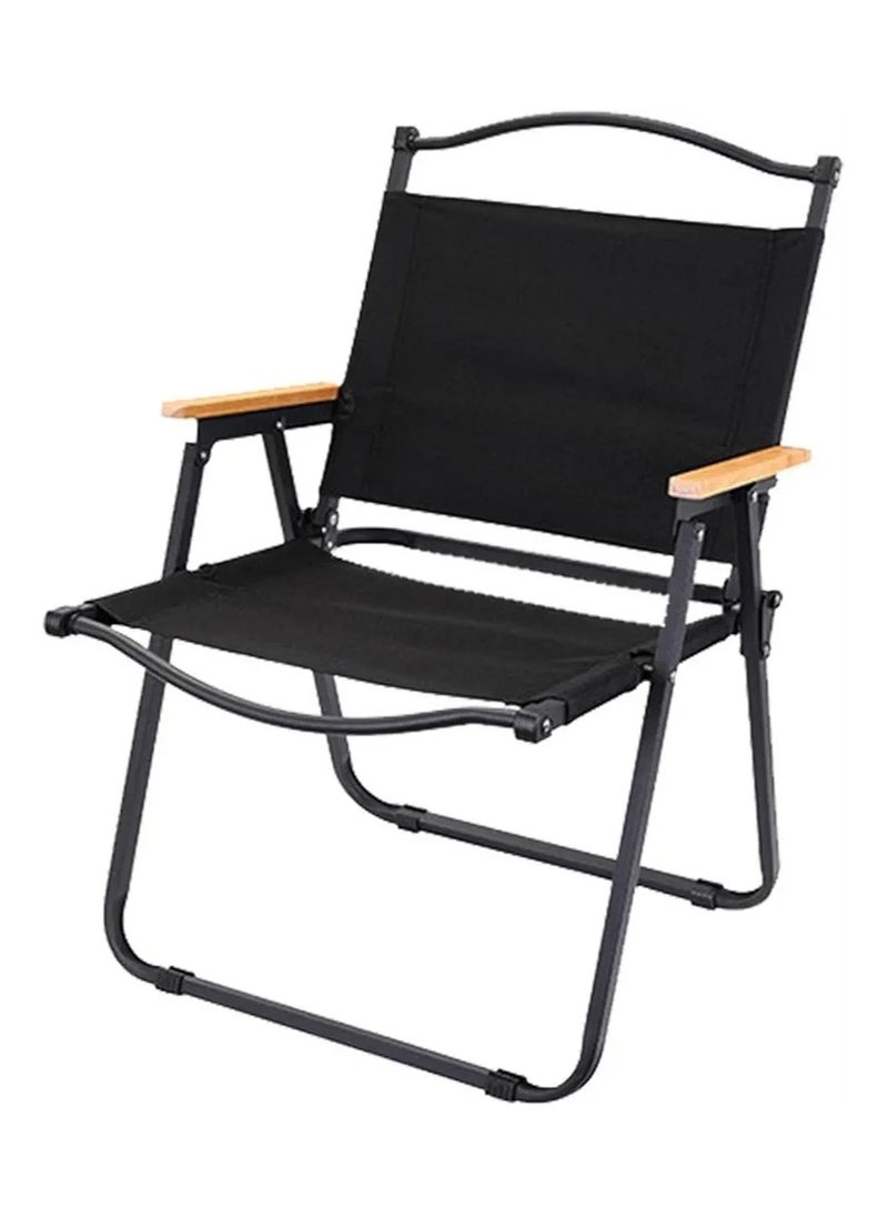 Generic Portable Folding Outdoor Camping Chair Black  - Image 1