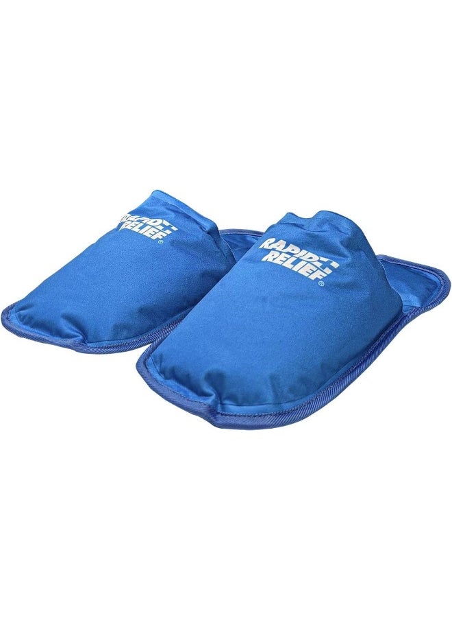 RAPID RELIEF Rapid Relief Hot and Cold Therapy Slippers for Swollen and Painful Feet  - Image 1