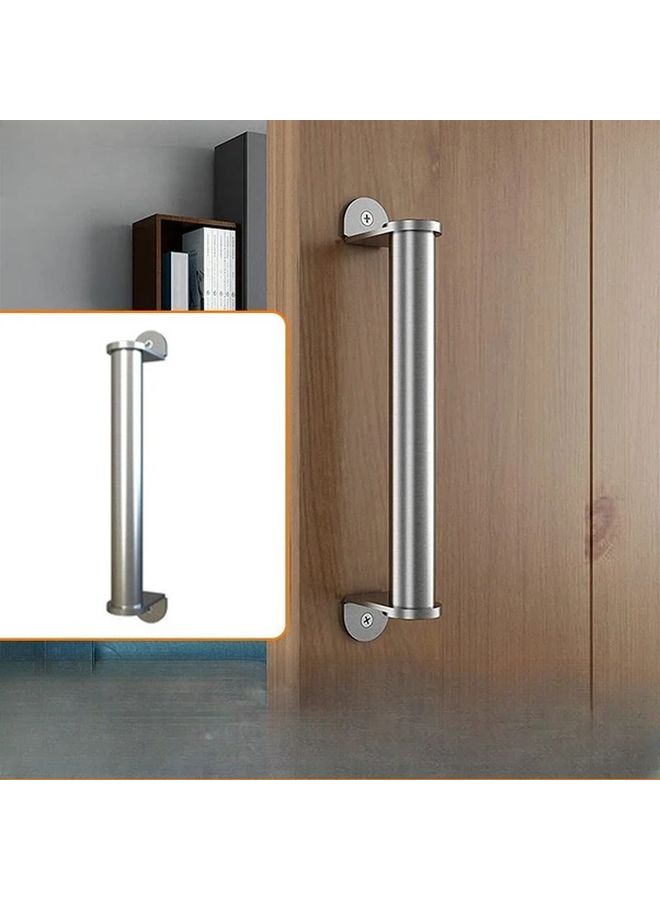 White Stainless Steel Brushed Barn Door Cabinet Handles Heavy Duty Sliding Door Pulls Arch Square Styles - Image 2
