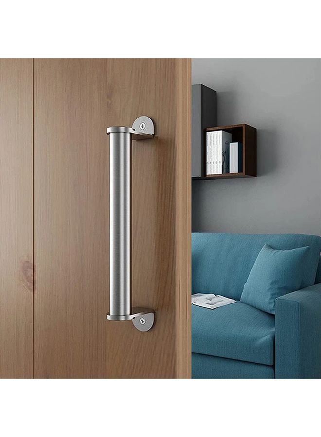 White Stainless Steel Brushed Barn Door Cabinet Handles Heavy Duty Sliding Door Pulls Arch Square Styles - Image 5
