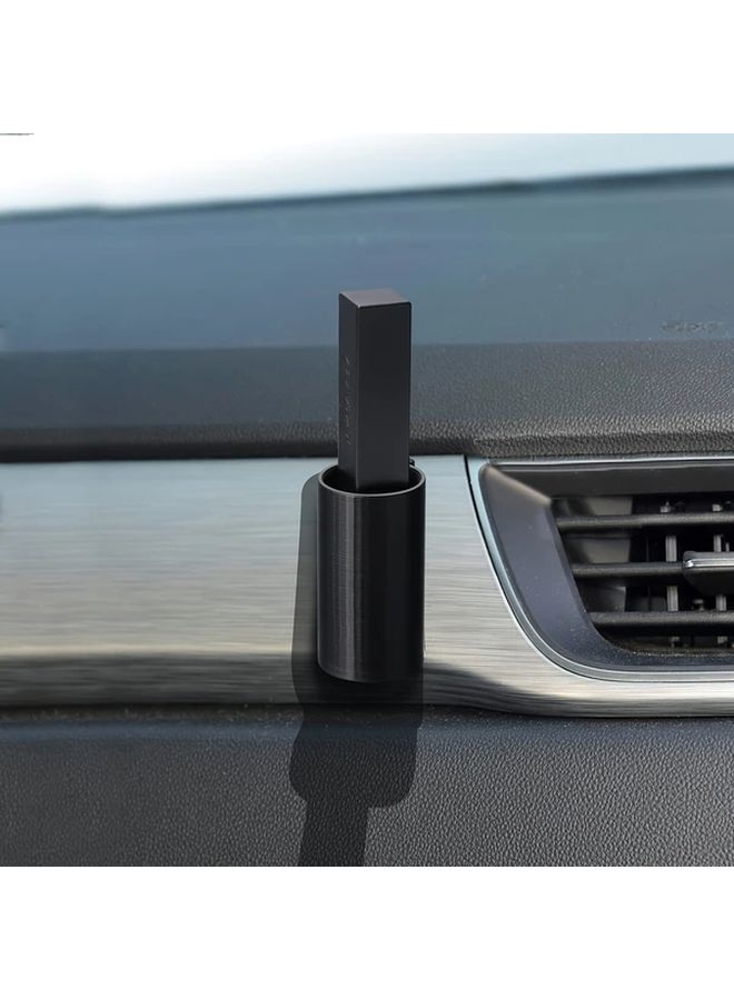 Diamond White Car Lipstick Holder Portable Wall Mounted Storage Box With Adhesive Backing For Vehicle Organization Silicone Car Accessory Bling Car Decor - Image 4