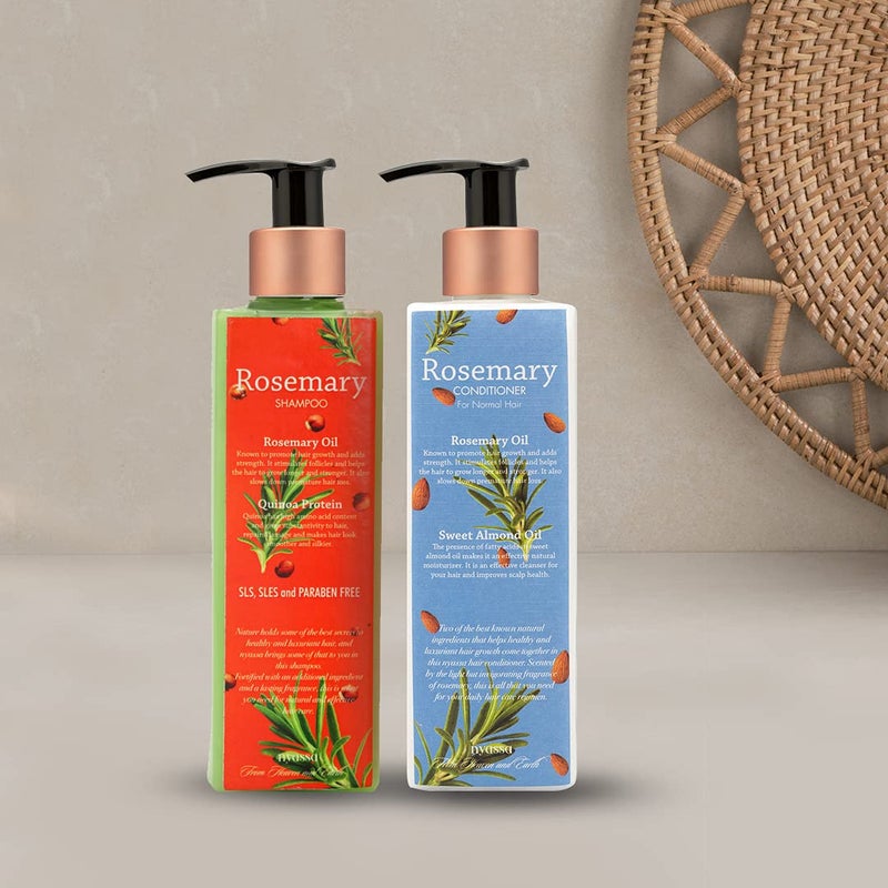 Nyassa Rosemary Shampoo Conditioner fortified with Rosemary essential oil and Quinoa protein ideal for dry and damaged hair 250265ml - Image 2