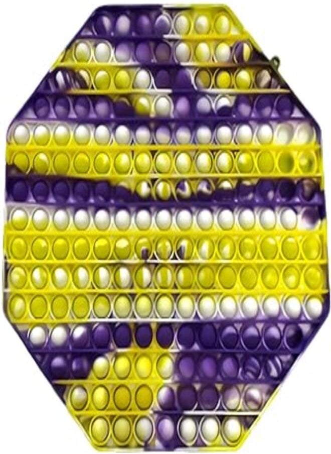 Bingo - Pop it Hexa-Purple&Yellow - Image 1
