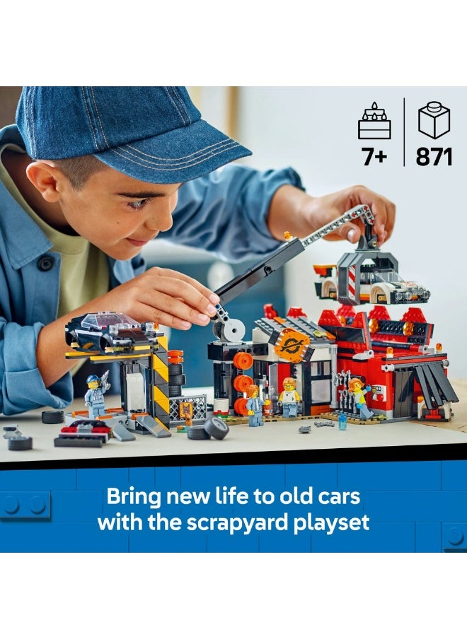 LEGO Lego City Scrapyard With Cars 60472 (871) Pieces  - Image 3
