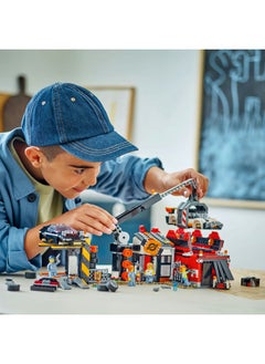 LEGO City Scrapyard with Cars - Construction Toy with Crusher, Crane, 2 Car Toys, 4 Worker Minifigures & an Office Building - Birthday Gifts for 8+ Year Old Boys & Girls - 60472 (871 pieces)  - Image 3