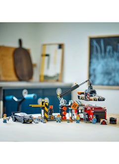LEGO City Scrapyard with Cars - Construction Toy with Crusher, Crane, 2 Car Toys, 4 Worker Minifigures & an Office Building - Birthday Gifts for 8+ Year Old Boys & Girls - 60472 (871 pieces)  - Image 5