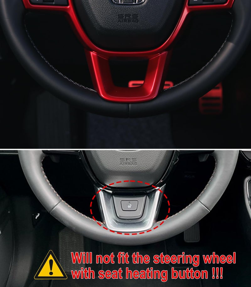 Thenice ثينيس لملحقات الجيل الحادي عشر من سيفيك زينة داخلية متوافقة مع هوندا سيفيك 2022-2026، CR-V/HR-V/أكورد 2023-2026 - أحمر - Image 3