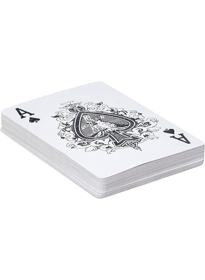 أوراق لعب شدة رويال طقمان فاخران للمرح العائلي وجمعات الأصدقاء - مجموعة البلوت (الكوتشينة)  عالية الجودة مقاومة للانثناء مع علبة تخزين مثالية للسفر - Image 4