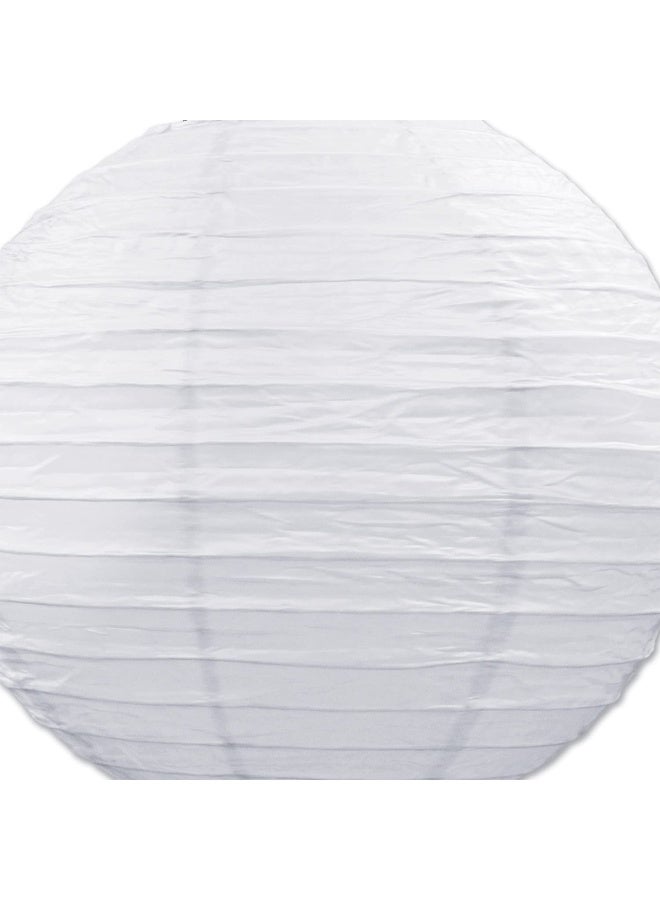 Beistle Jumbo Paper Lantern White Hanging Decorations with Metal Support  Transparent Cord for Weddings Graduation Parties  Special Events 30 - Image 4