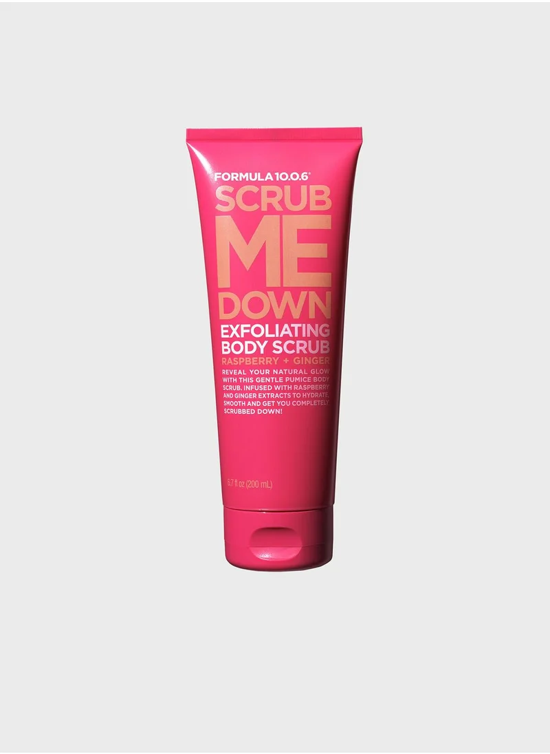 FORMULA 10.0.6 Scrub ME Down Exfoliating Body Scrub Raspberry + Ginger