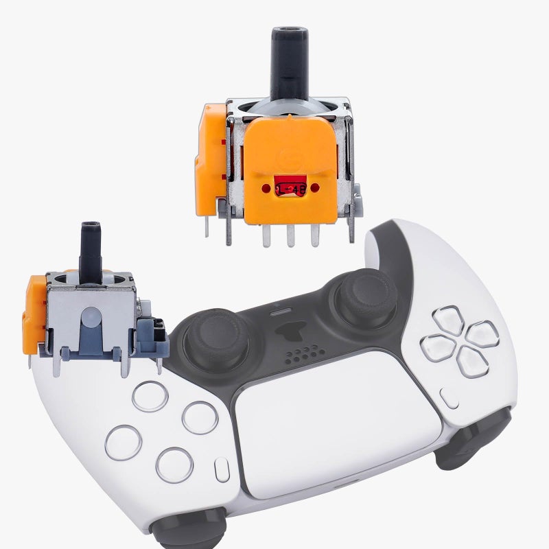 Ikpek 4pcs Hall-Effect Joysticks Replacement for DualSense PS5 Controller, 3D Analog Sensor Wheel Thumb Sticks Rocker Module Replacement for PlayStation 5 Controller - Image 5