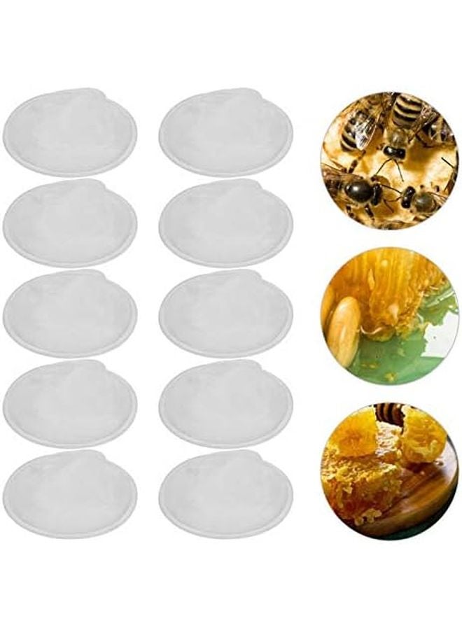 نيلون مخروط العسل شبكة الشوائب 10 قطعة شبكة فلتر النبيذ الأحمر مع معدن - Image 5