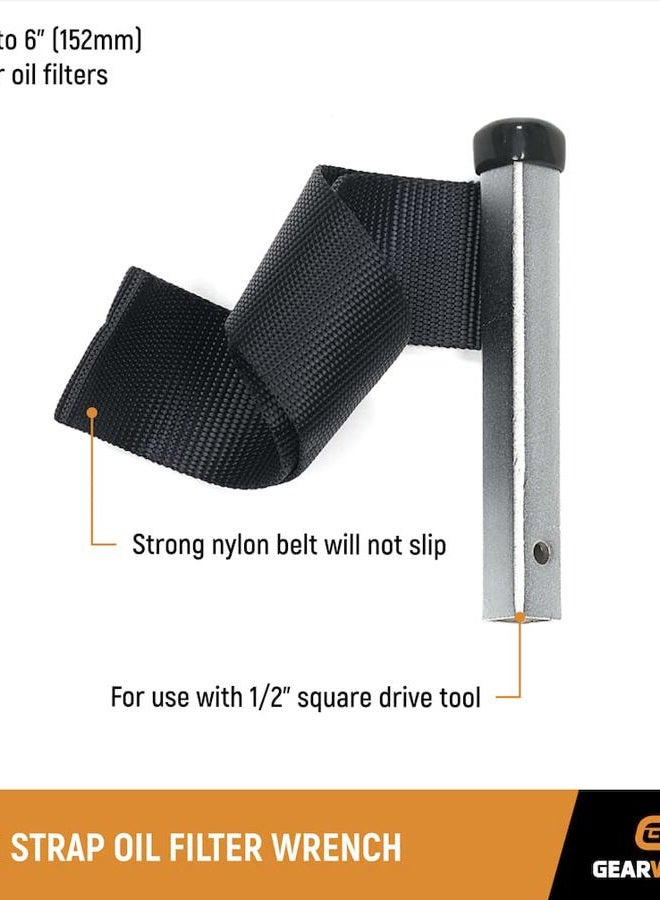 GearWrench 1/2" Drive Nylon Strap Oil Filter Wrench - 3149 - Image 3