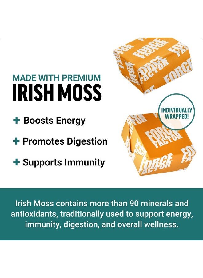 Force Factor Force Factor Sea Moss Soft Chews, Support Immunity, Digestion, and Heart Health, Irish Sea Moss Superfood & Antioxidants Supplement, Non-GMO, Gluten-Free, Salted Caramel Flavor, 30 Soft Chews  - Image 1