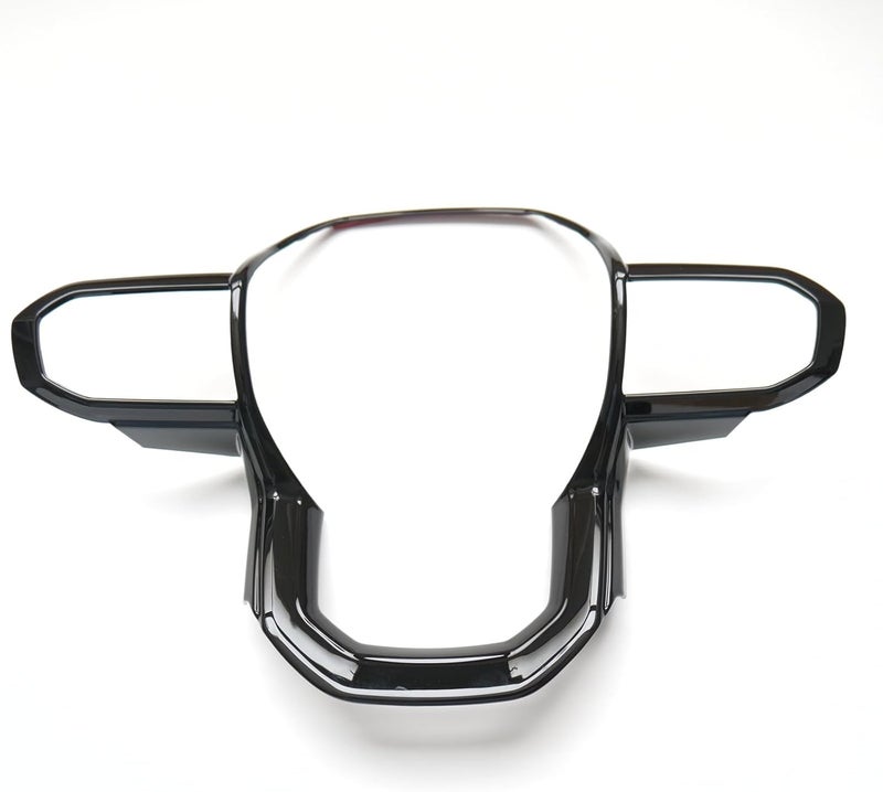 CYAuto Glossy Black Interior Steering Wheel Trim for Chevy Colorado GMC Canyon Acadia Yukon XL 2024 2025 - Image 2