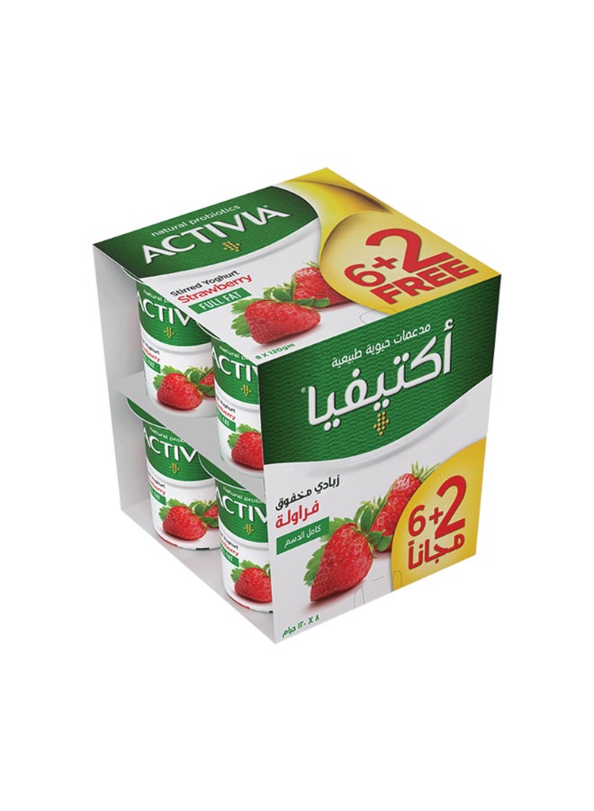 Stirred Yoghurt Strawberry Full Fat