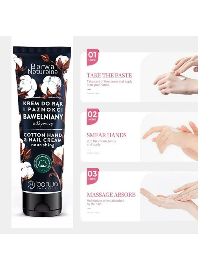 باروا كريم ملون طبيعي من القطن لليدين والأظافر - مغذي 100 مل - Image 2